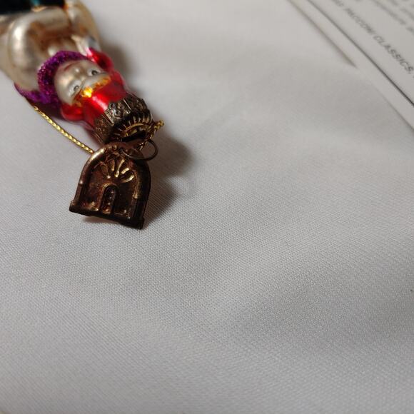 A Christmas Carol Tree Ornaments Set of 6-2004 Thomas Pacconi Glass Vintage Box - Picture 6 of 16